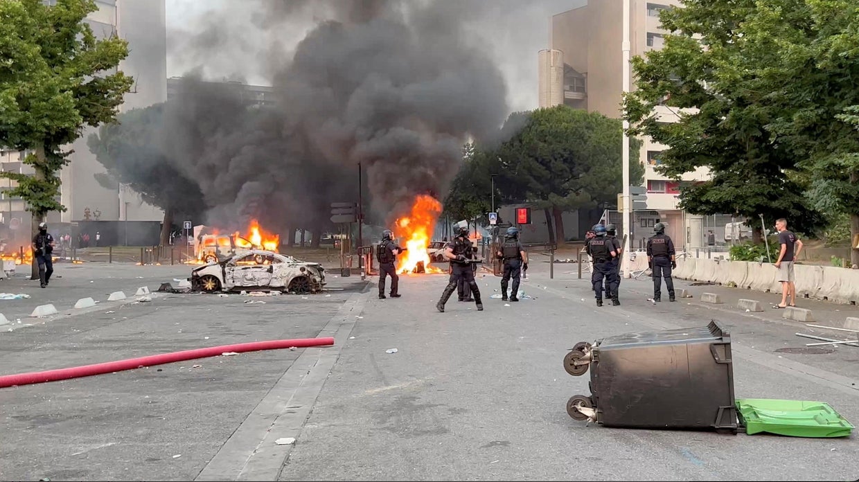 France arrests 180 in second night of violent protests over police ...