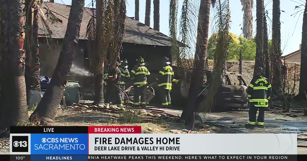 Fire damages home in south Sacramento