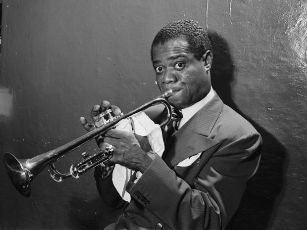 Louis Armstrong, American Jazz Performer, Aquarium, New York City, New York, USA, William P Gottlieb Collection, July 1946 
