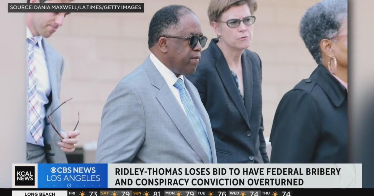 Ridley Thomas Loses Bid To Have Federal Bribery And Conspiracy