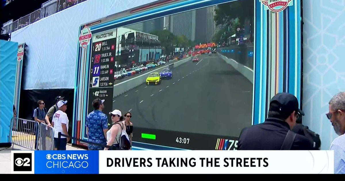 NASCAR drivers impressed with Chicago street race course setup - CBS ...