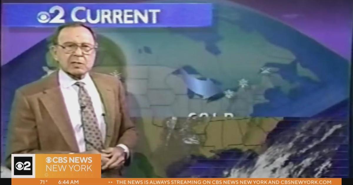 Frank Field, former CBS New York meteorologist, dies at 100 - CBS New York