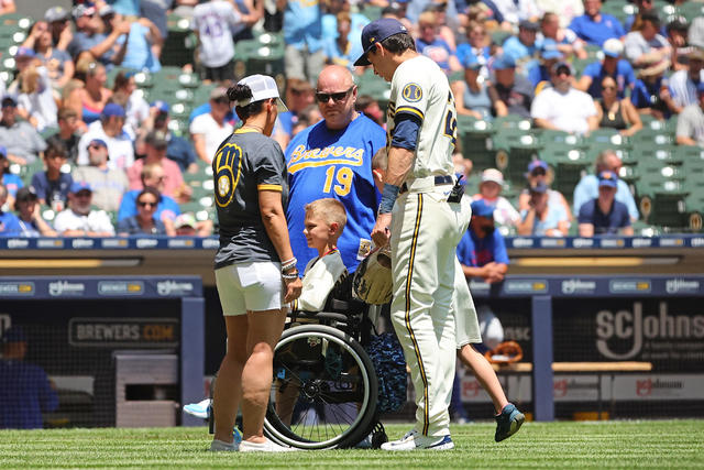 Adam McCalvy on X: This jersey in the dugout is for Cooper Roberts, the  8-year-old boy who was wounded in the Highland Park shooting on July 4 and  has been identified in