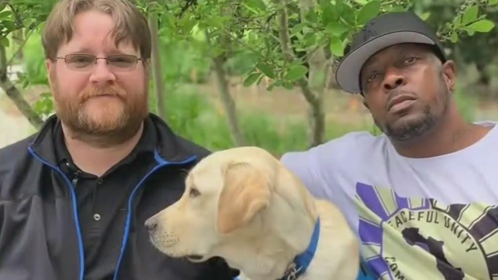 Marine veteran, former inmate reaping benefits from service dog trained ...