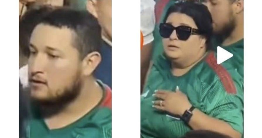 ein Mann wurde während eines Gold-Cup-Spiels zwischen Mexiko und Katar im Levi’s-Stadion erstochen;  2 gesucht ein Mann wurde während eines Gold-Cup-Spiels zwischen Mexiko und Katar im Levi’s-Stadion erstochen;  2 gesucht