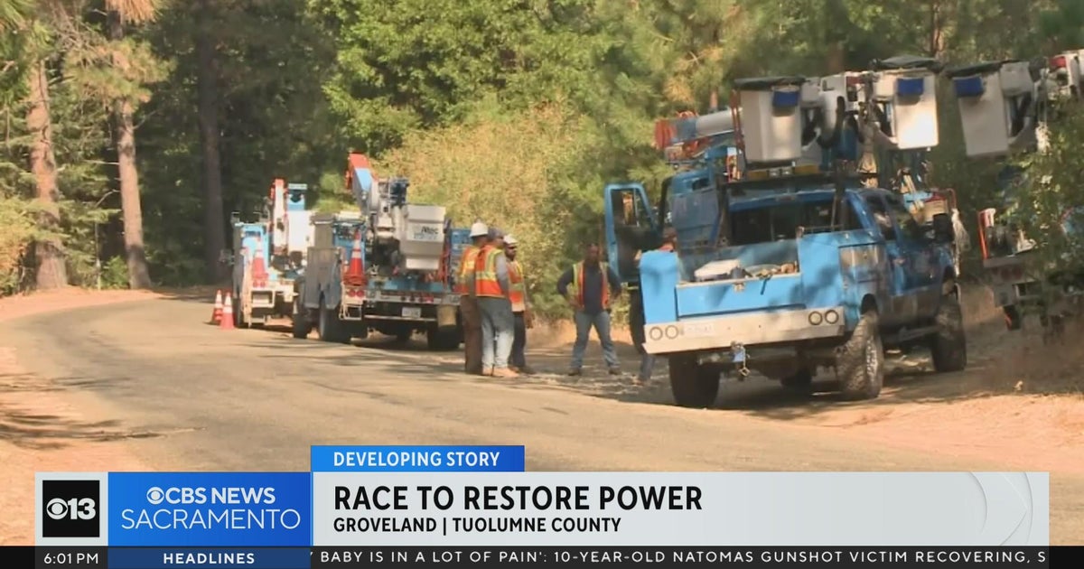 Race underway to restore power in Groveland