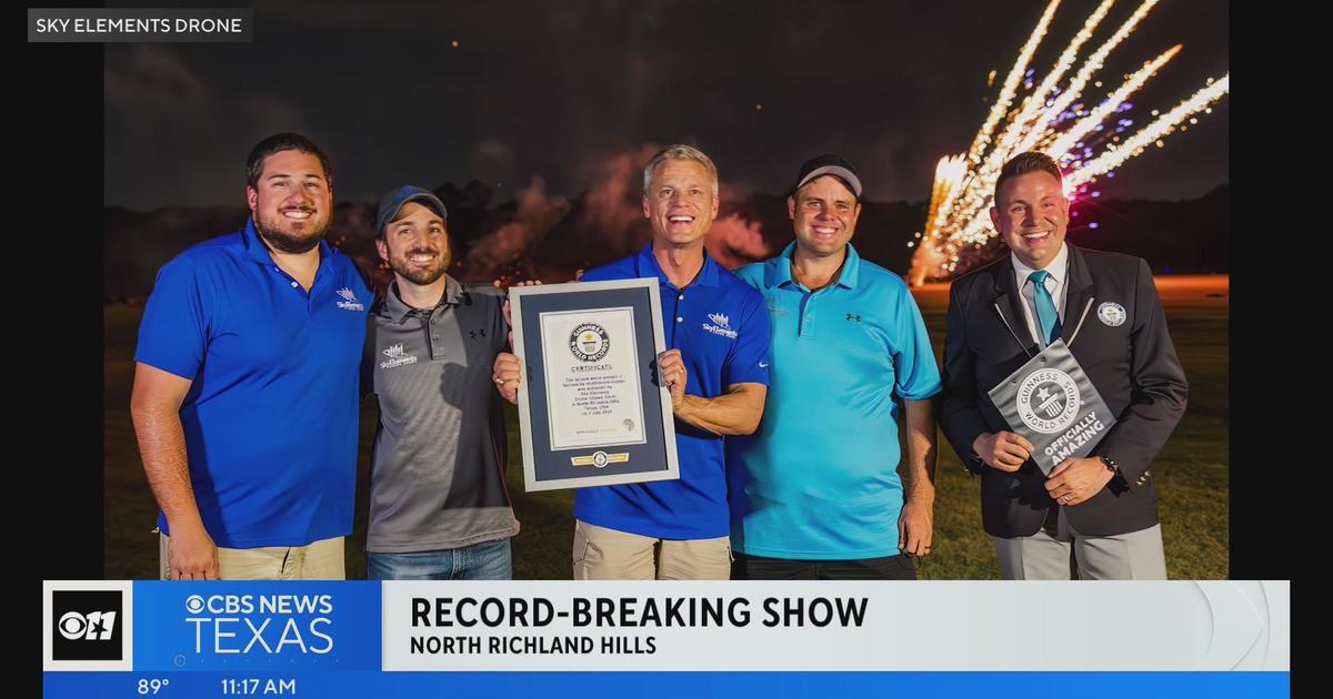 North Richland Hills hosts recordbreaking drone show CBS Texas