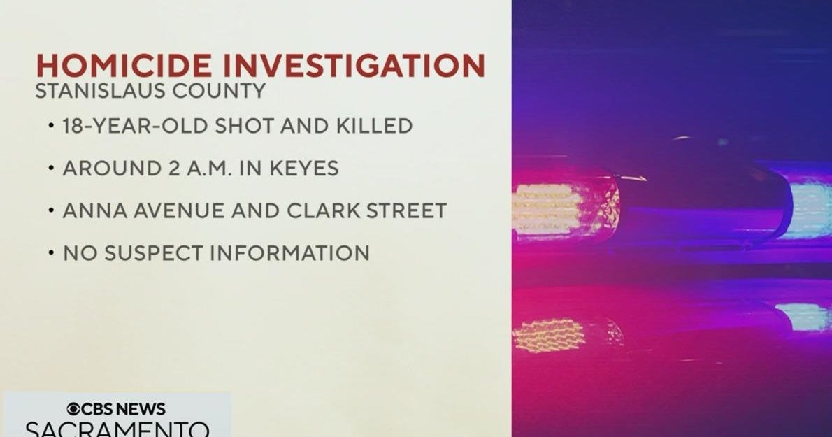 18-year-old shot, killed in Keyes; homicide investigation underway