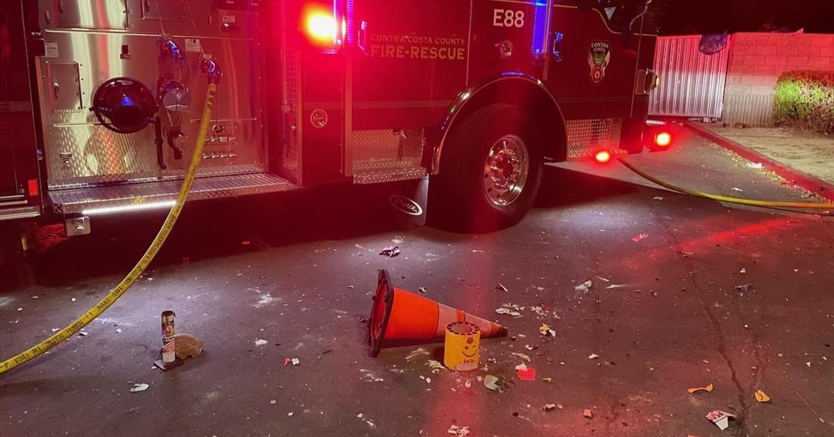 3acre fire ignited by fireworks near Shell Ridge in Walnut Creek