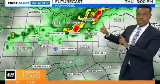Chances of rain, storms Thursday ahead of hotter weather - CBS Texas