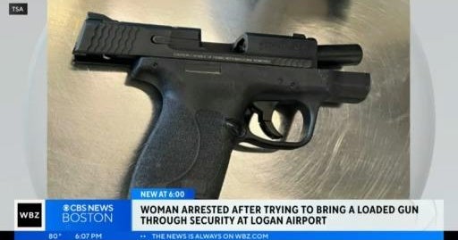 Woman arrested after allegedly bringing loaded gun through Logan ...