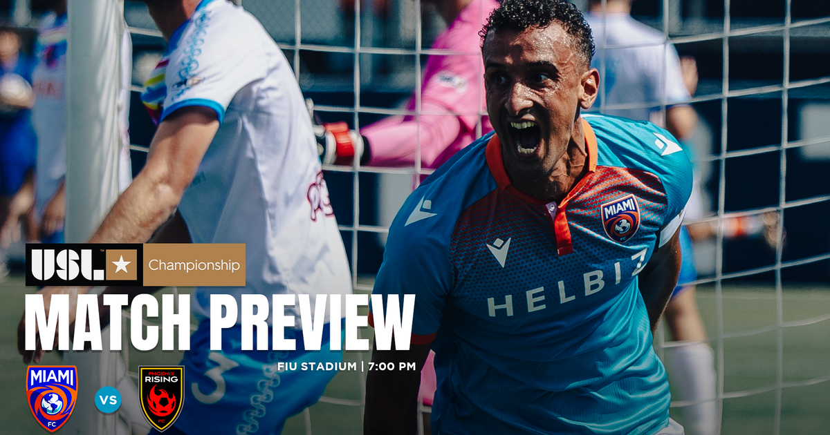 Miami FC to host Phoenix Climbing FC all through household video game at FIU Stadium Miami FC to host Phoenix Climbing FC all through household video game at FIU Stadium