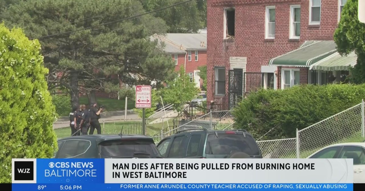 Man killed in West Baltimore fire - CBS Baltimore