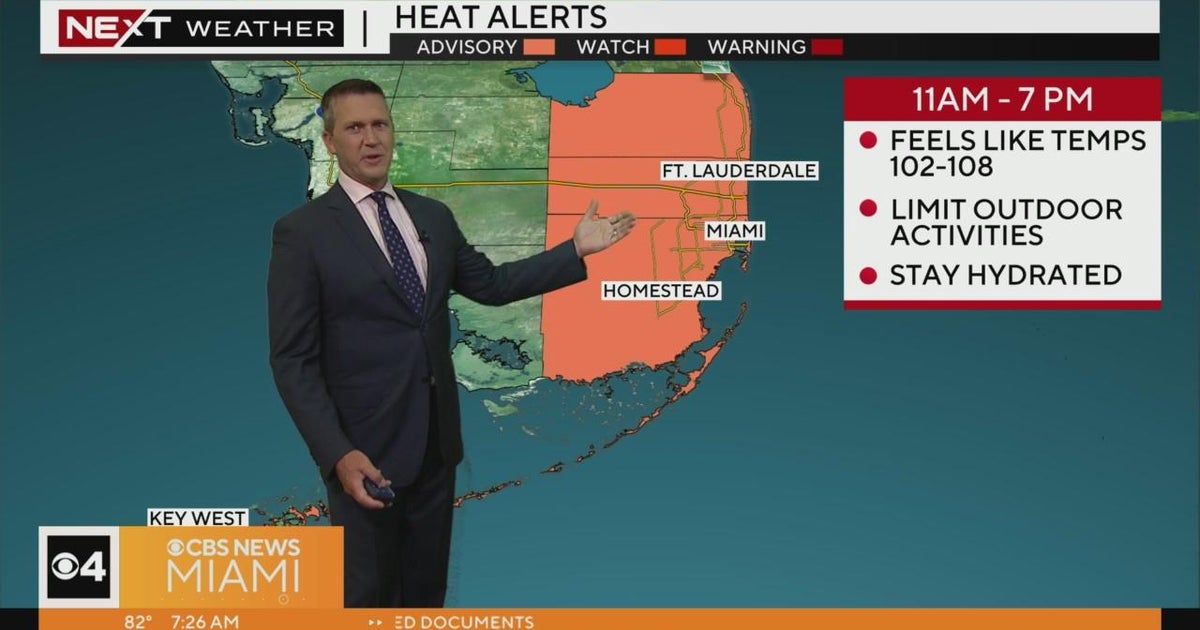 NEXT Weather forecast for Friday 7/7/2023 7AM - CBS Miami