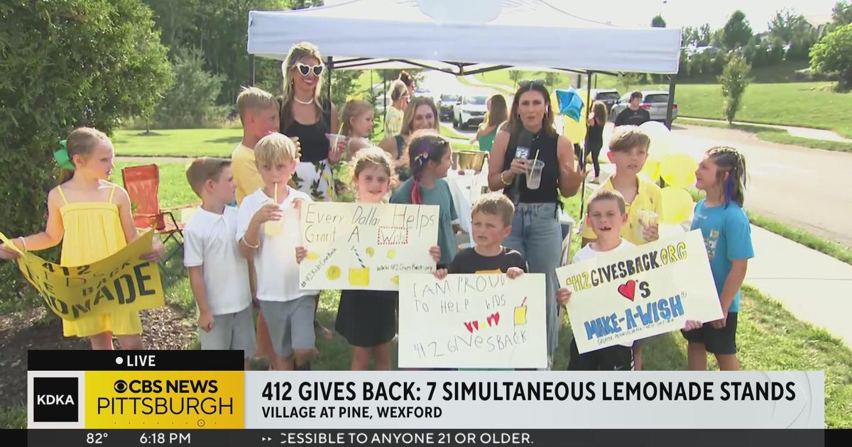 412 Gives Back: Lemonade stands - CBS Pittsburgh