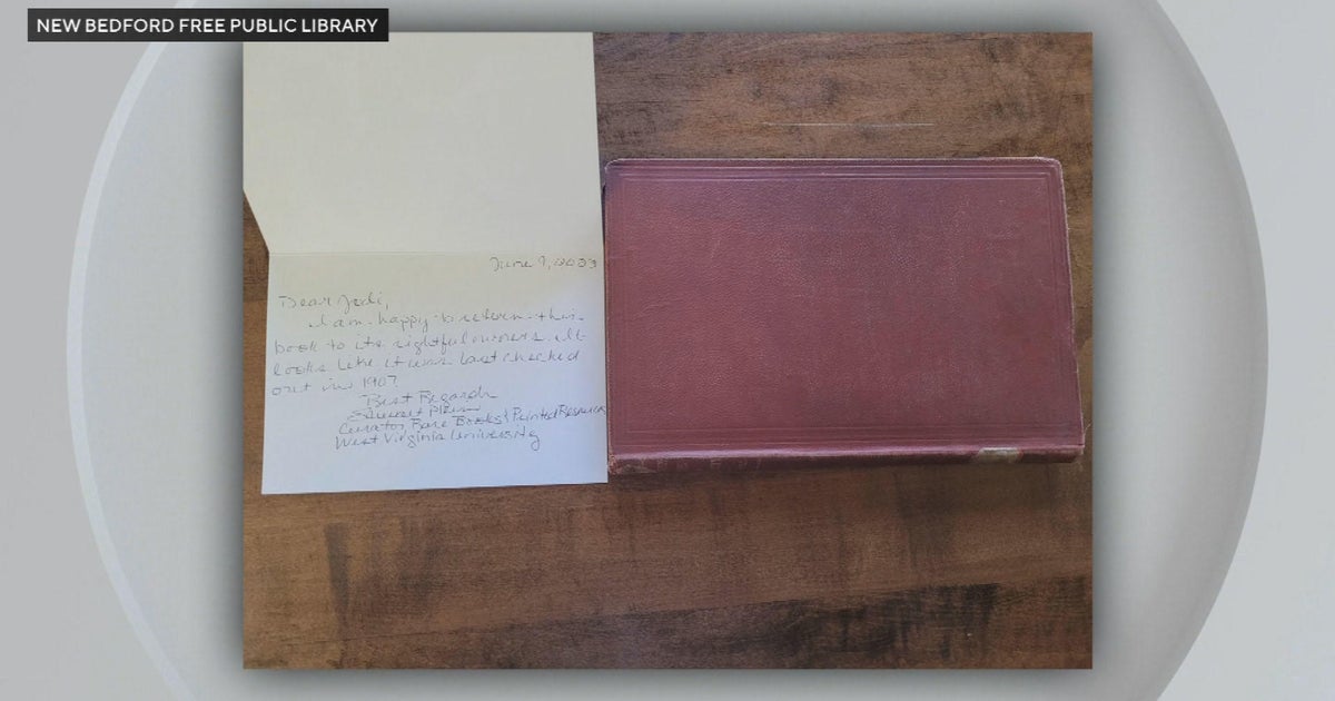 Library book that was nearly 120 years overdue finally returned in Massachusetts