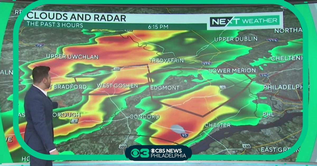 NEXT Weather Flood alerts; severe risk Sunday CBS Philadelphia