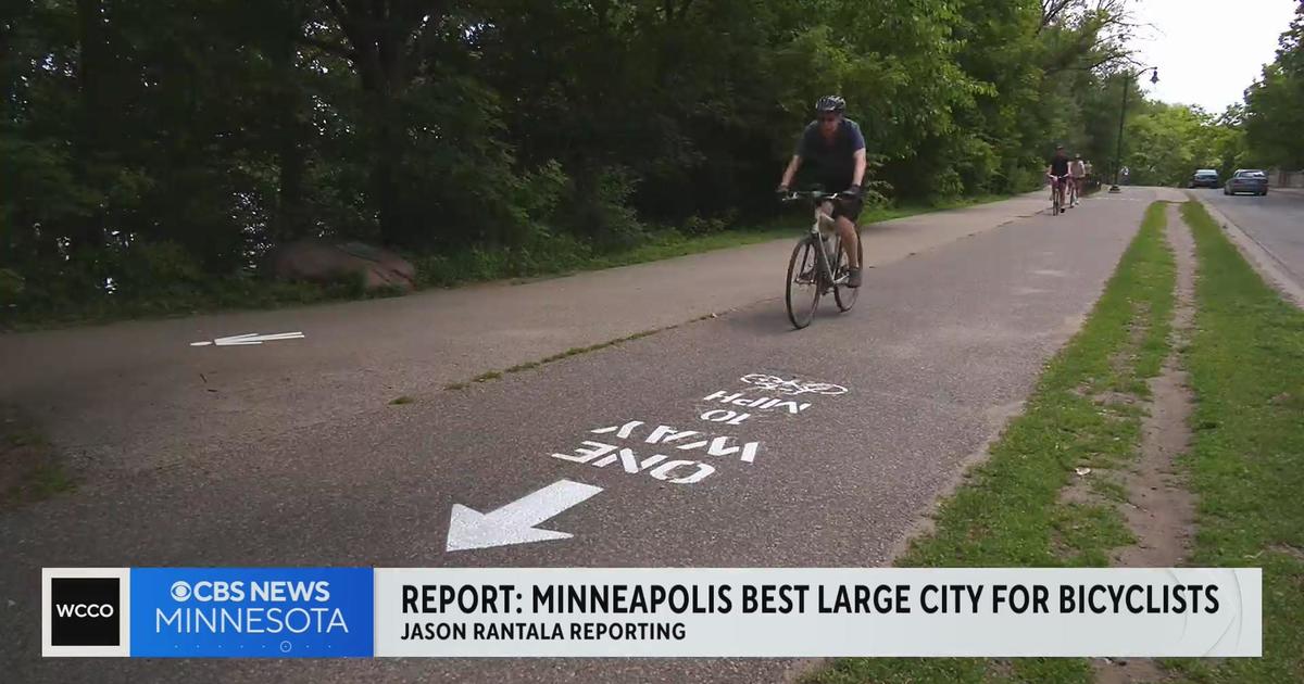 Minneapolis best large city of bicylists, report finds