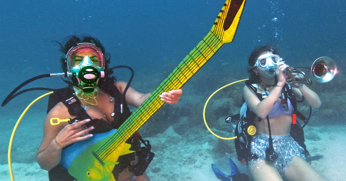 Underwater music present in the Florida Keys encourages awareness of coral reef security