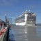 Ruby Princess departs San Francisco after being damaged in dock collision