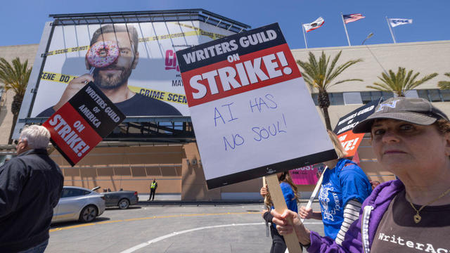 Hollywood Writers Go On Strike In Dispute Over Payments For Streaming Services 