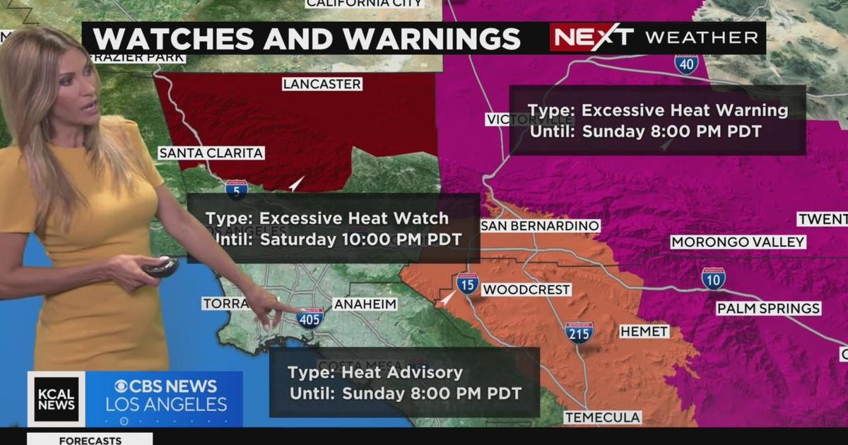 Sweltering Heat Expected To Hit Southland In Coming Days Cbs Los Angeles