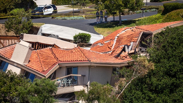 Landslide destroys houses, forces evacuations in L.A. neighborhood