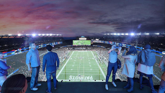 Massive scoreboard the showcase of $250 million Gillette Stadium makeover -  The Boston Globe