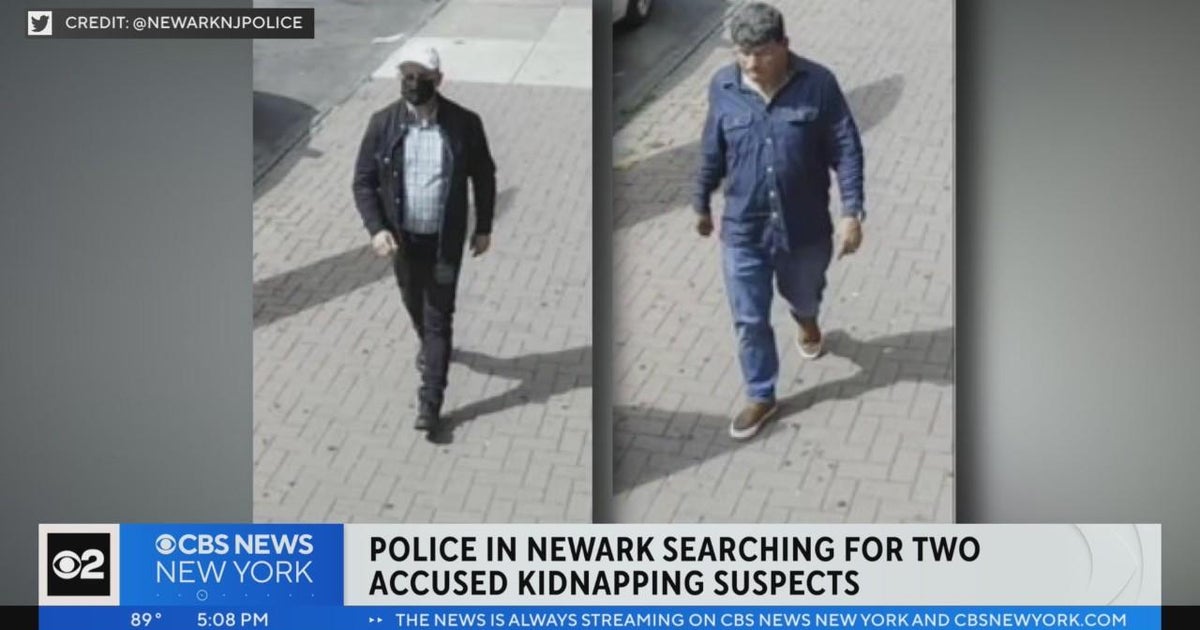 Police in Newark searching for 2 accused kidnapping suspects - CBS New York