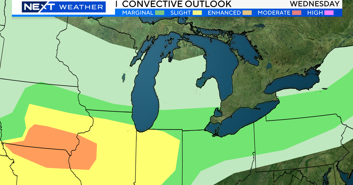 Heavy rain, chance for severe storms Wednesday in southeast Michigan ...