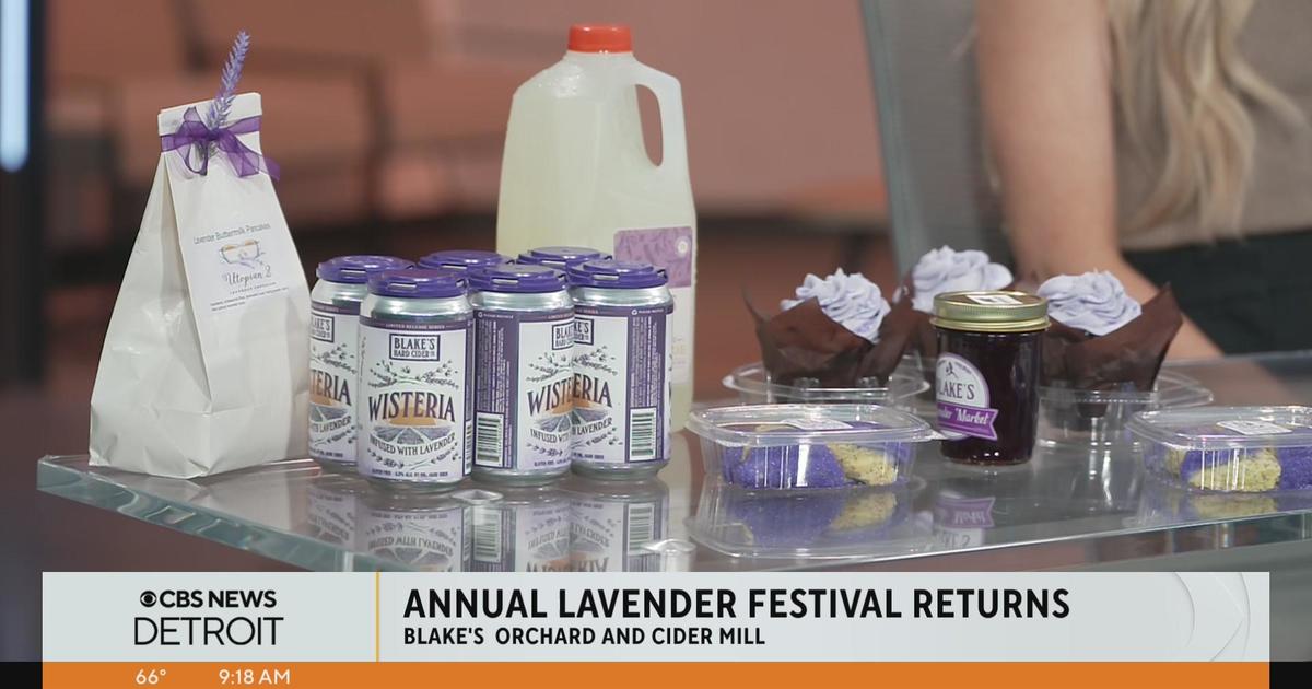 Blake's Annual Lavender Festival returns this weekend CBS Detroit