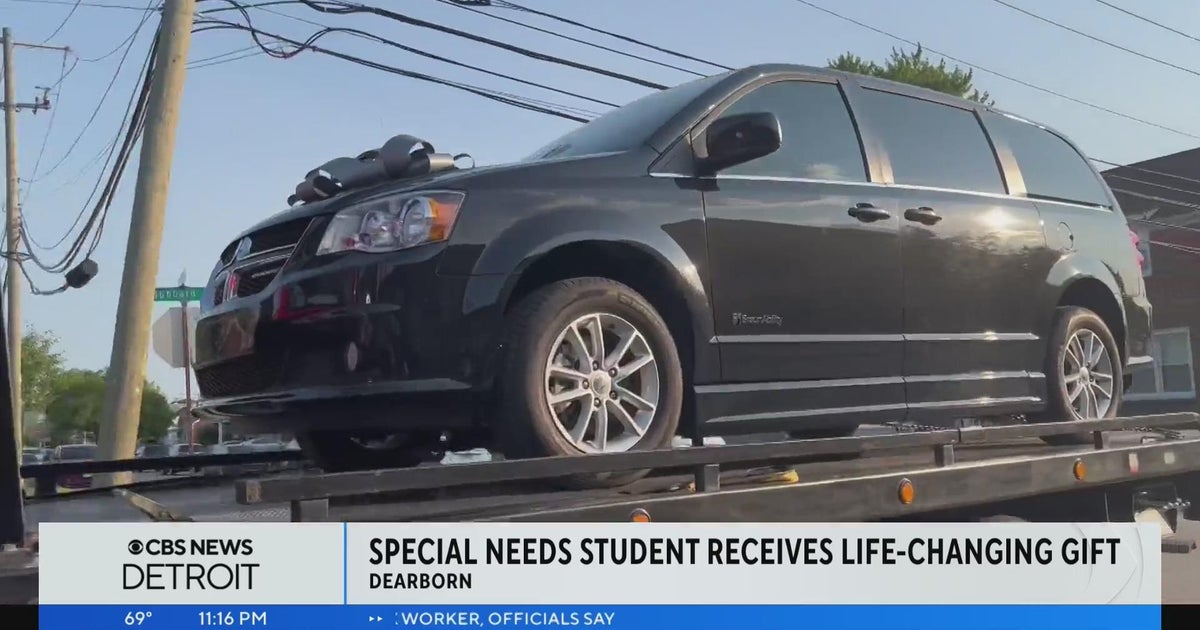 Surprise for Sumaya Dearborn special needs student receives key to her future