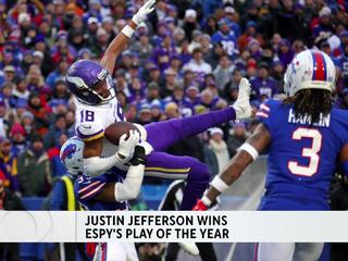 Justin Jefferson Wins ESPY Award for 'Best Play'