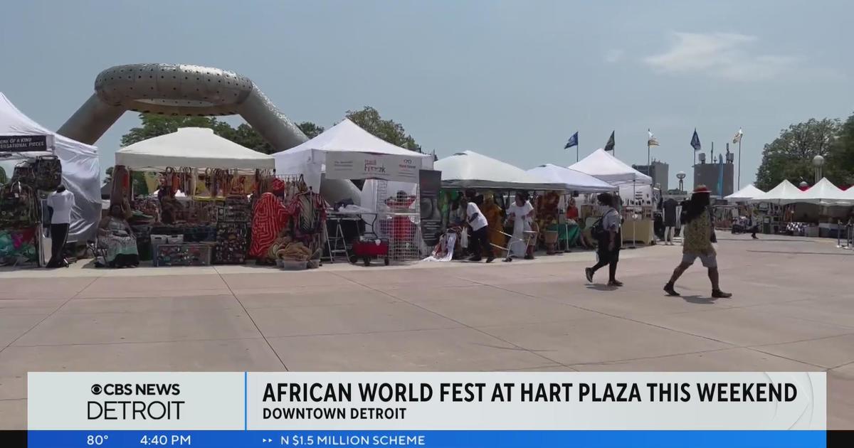 40th Annual African World Festival kicks off at Hart Plaza CBS Detroit