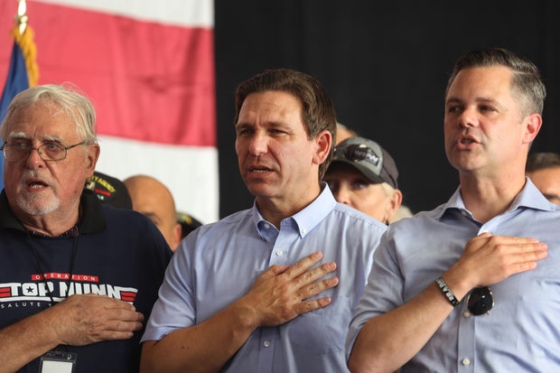 Republican Presidential Candidate Ron DeSantis Campaigns In Iowa