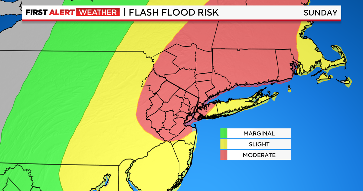 First Alert Weather: Red Alert in place Sunday for flash flood risk ...