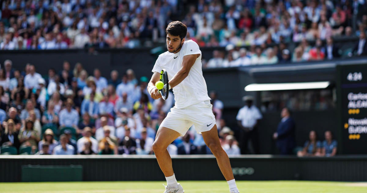 Alcaraz Beats Djokovic To Win Wimbledon For 2nd Grand Slam Trophy - CBS ...