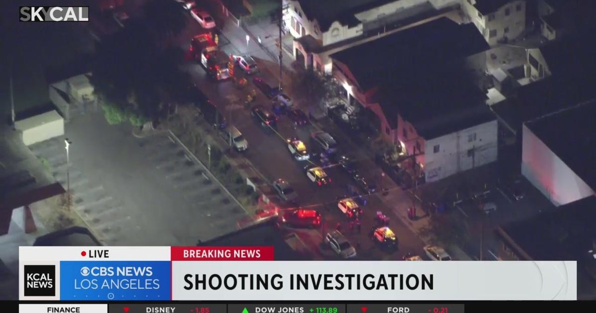 Shooting investigation north of Pico Gardens CBS Los Angeles