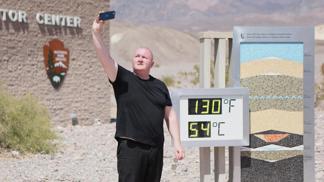Death Valley, hottest place on Earth, hits near-record high