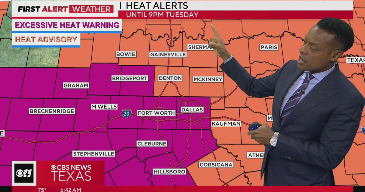 Dangerously hot week ahead for North Texas - CBS Texas