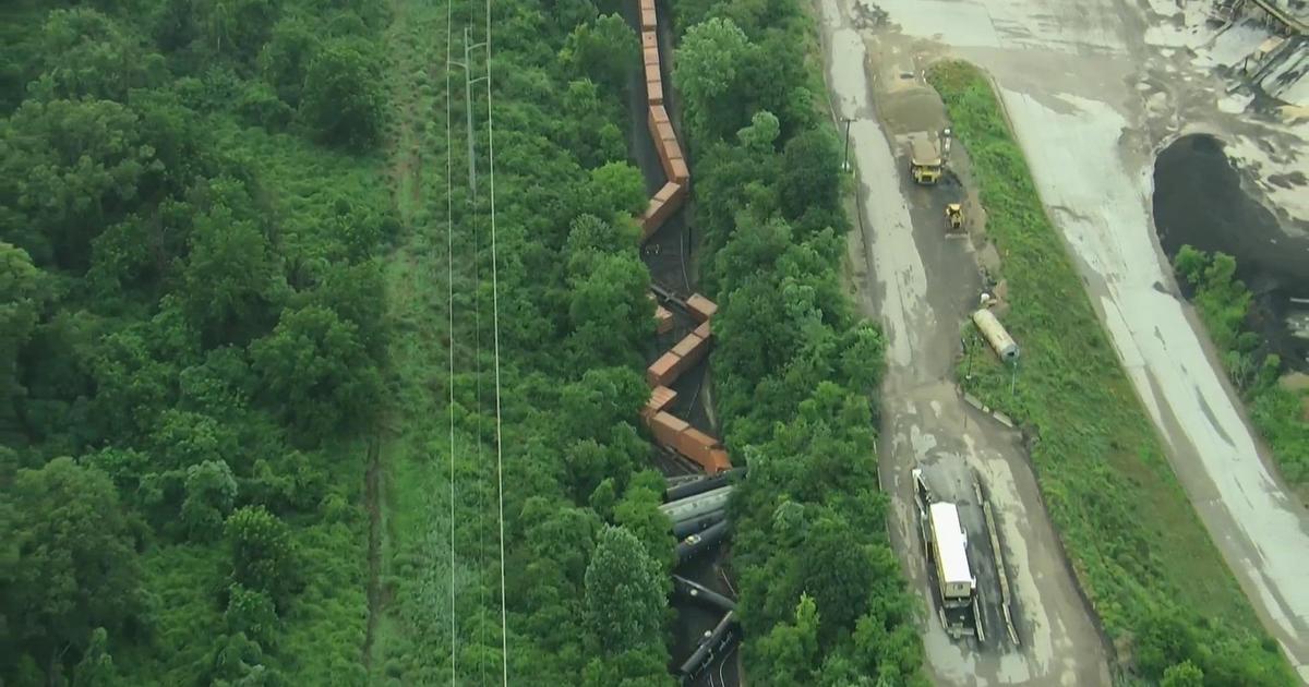 Homes being evacuated after derailment north of Philadelphia