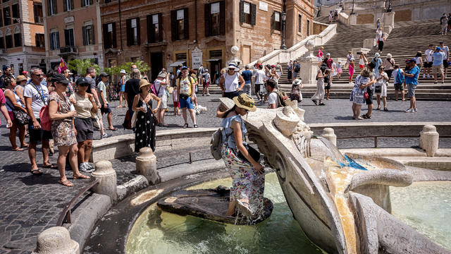 Italy's Heatwave Push Temperatures To European Record 