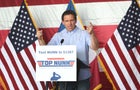 Republican Presidential Candidate Ron DeSantis Campaigns In Iowa 