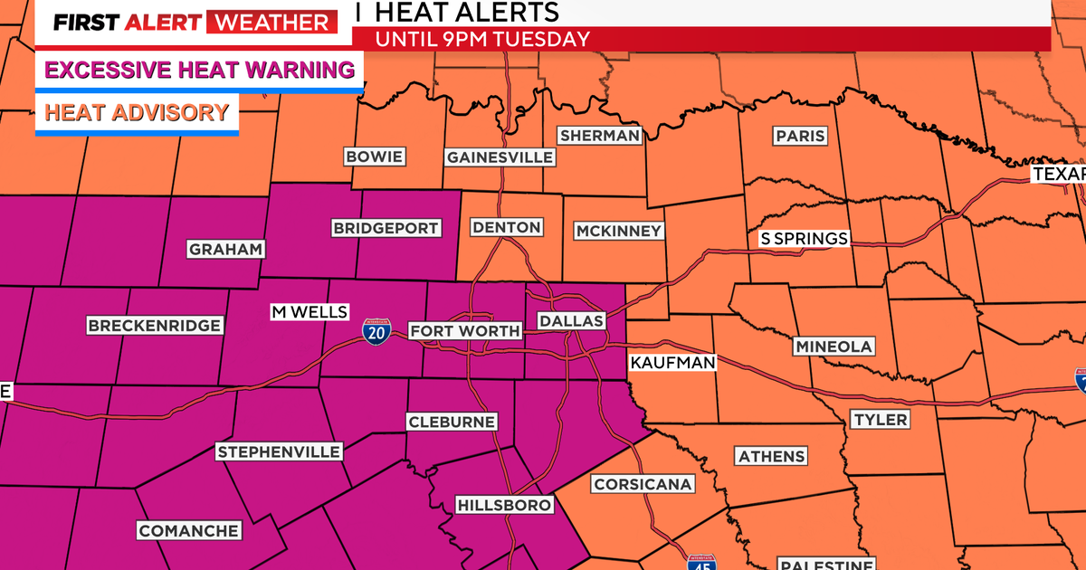 First Alert Weather Monday marked North Texas' hottest day this year