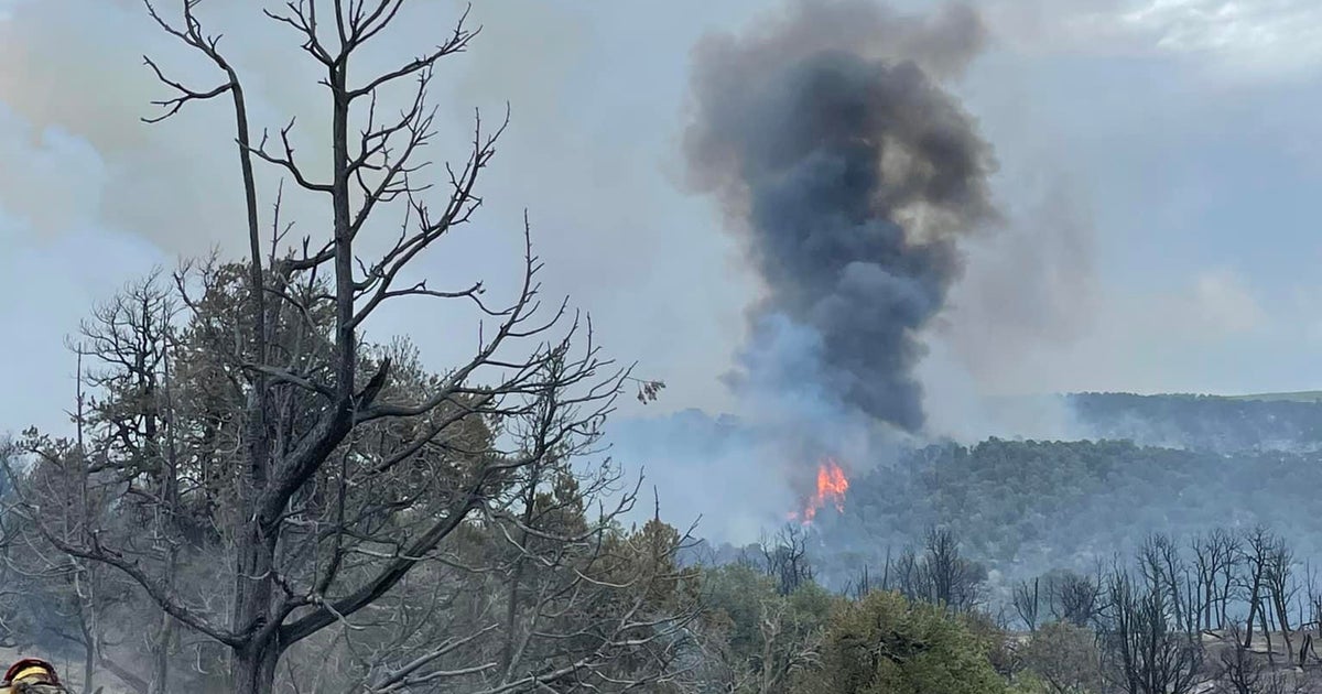 Howard Fire burning at least 130 acres - CBS Colorado