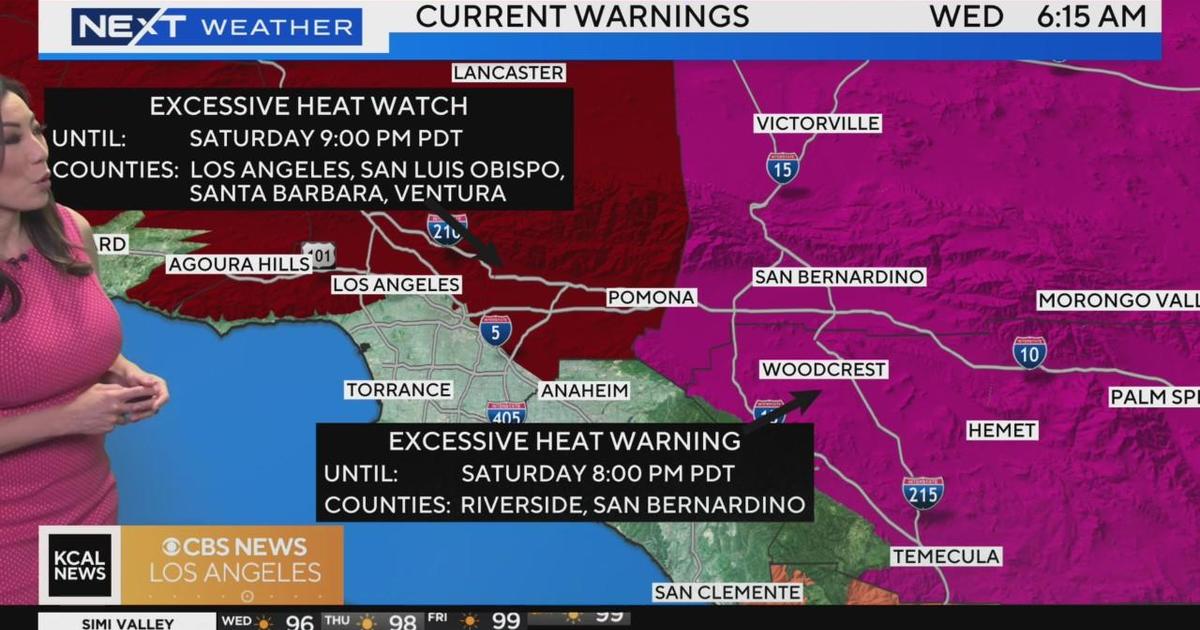 Amber Lee’s Morning Weather (July 19) CBS Los Angeles