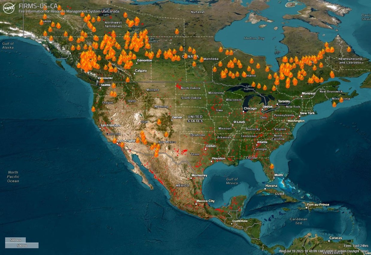 Canadian Wildfire Maps Show Where 2023 s Fires Continue To Burn Across 