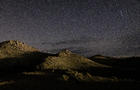 Perseid Meteor Shower Viewed Over California's Night Sky 
