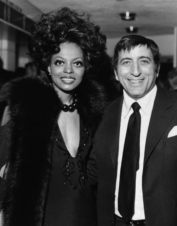 Diana Ross and Tony Bennett 