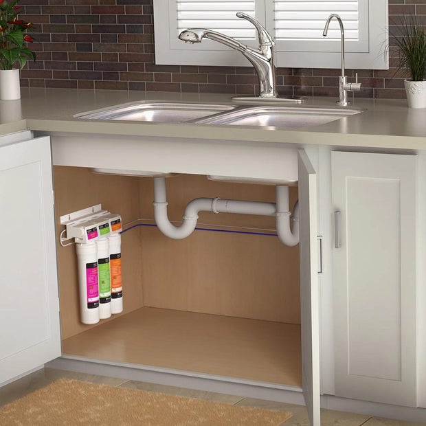 UC300 H2O+ Coral Three-Stage Undercounter Water Filter System